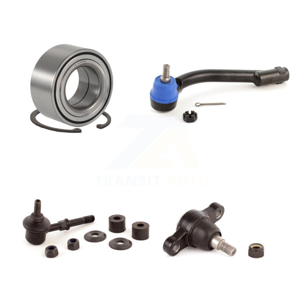 Wheel Bearing Lower Ball Joint Outer Tie Rod Link Front Left Kit For Kia Optima