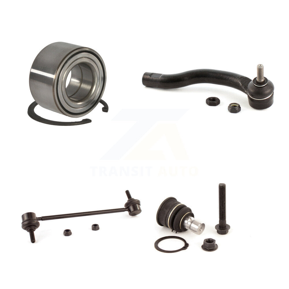Bearing Lower Ball Joint Outer Tie Rod End Link Front Left Kit For Nissan Versa