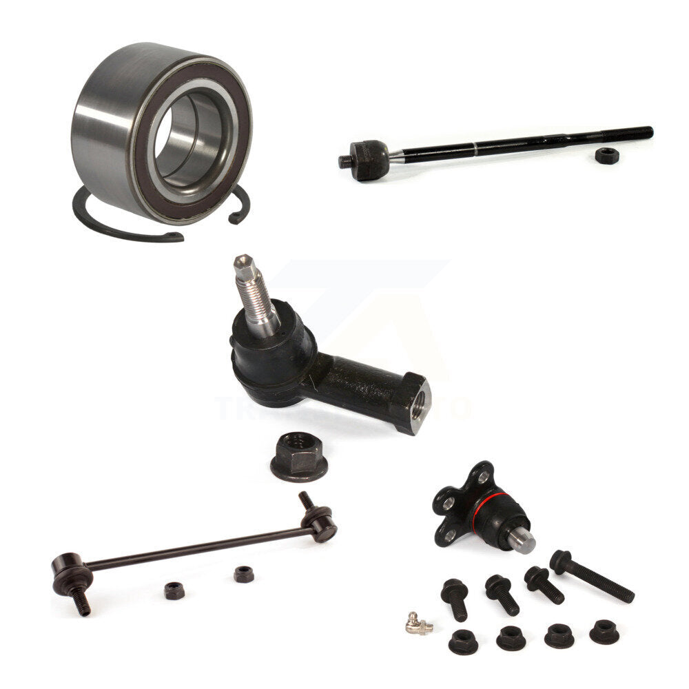 Wheel Bearing Lower Ball Joint Tie Rod Link Front Kit (5Pc) For Chevrolet Sonic