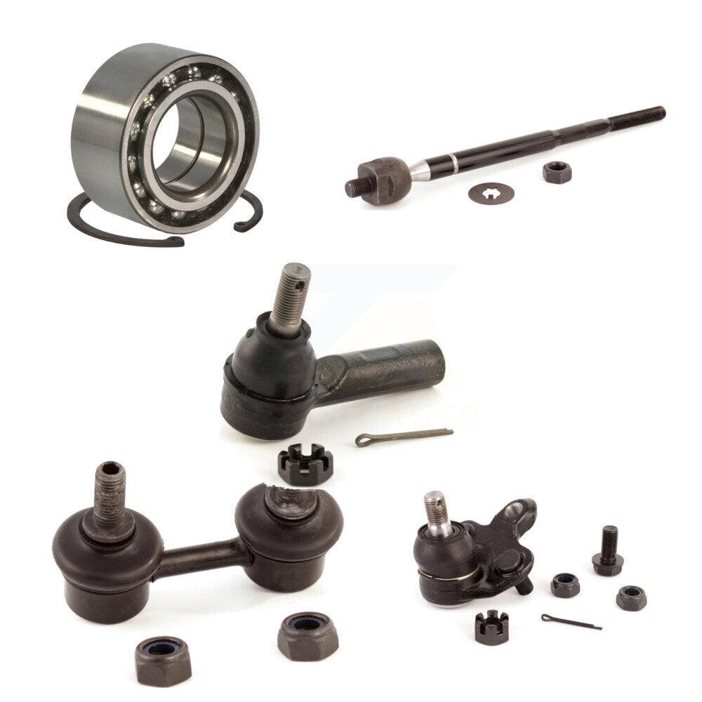 Bearing Lower Ball Joint Tie Rod & Link Front Kit (5Pc) For Toyota Corolla Prizm