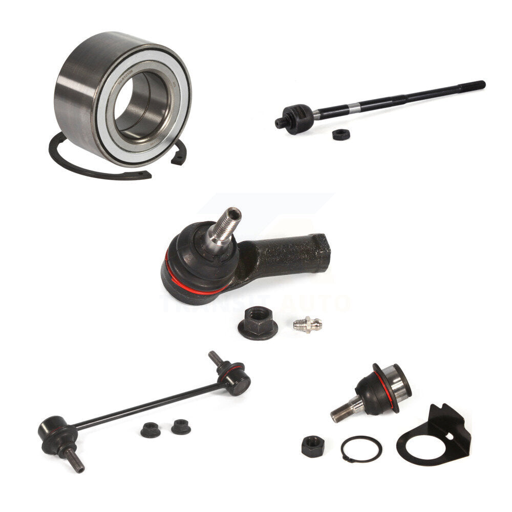 Bearing Lower Ball Joint Tie Rod & Link Front Kit (5Pc) For Ford Transit Connect