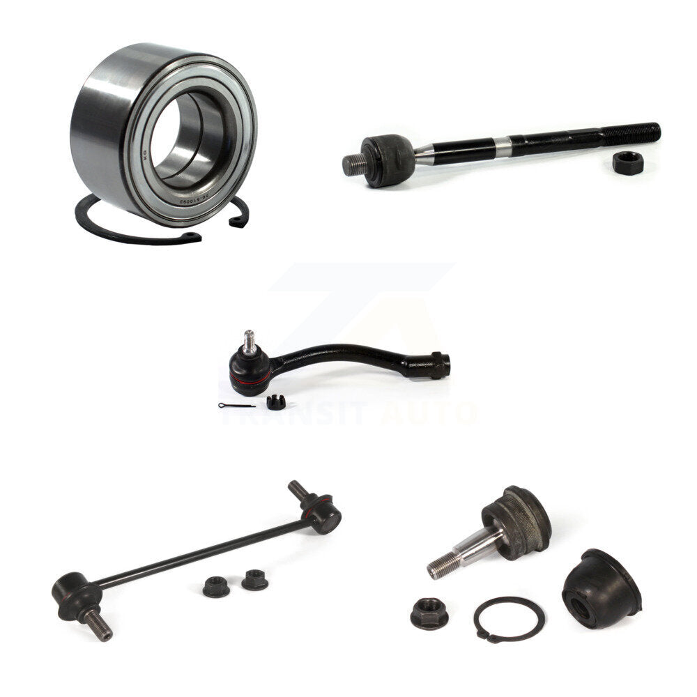 Bearing Lower Ball Joint Tie Rod Link Front Left Kit (5Pc) For Kia Forte Forte5