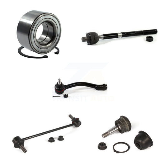 Bearing Lower Ball Joint Tie Rod Link Front Left Kit (5Pc) For Kia Forte Forte5