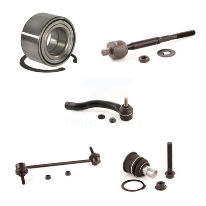 Bearing Lower Ball Joint Tie Rod End Link Front Left Kit (5Pc) For Nissan Versa