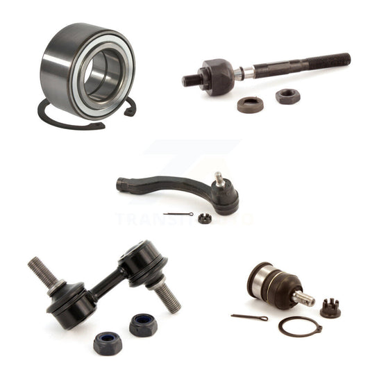 Bearing Lower Ball Joint Tie Rod & Link Front Left Kit (5Pc) For Honda Civic Si