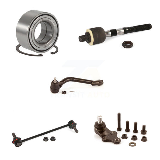 Bearing Lower Ball Joint Tie Rod & Link Front Left Kit (5Pc) For Hyundai Tucson