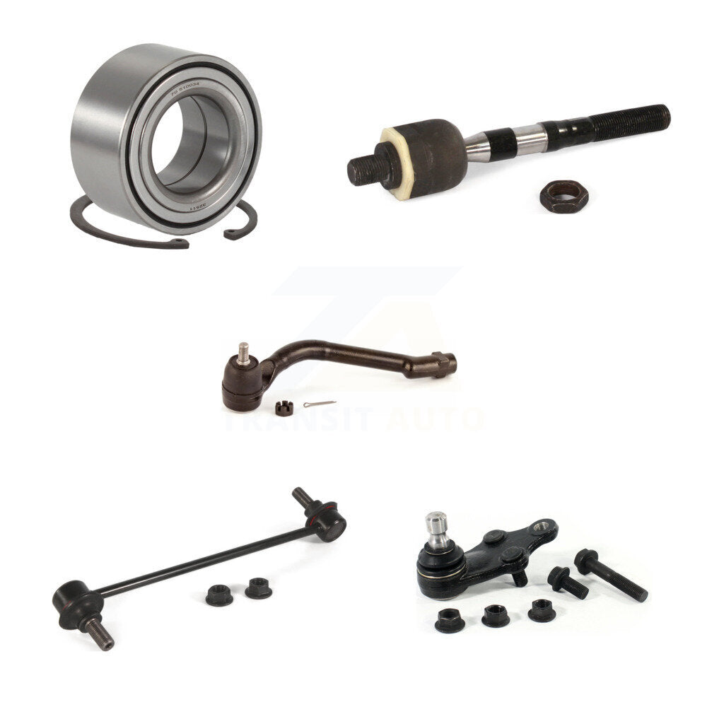 Bearing Lower Ball Joint Tie Rod End Link Front Left Kit (5Pc) For Kia Sportage