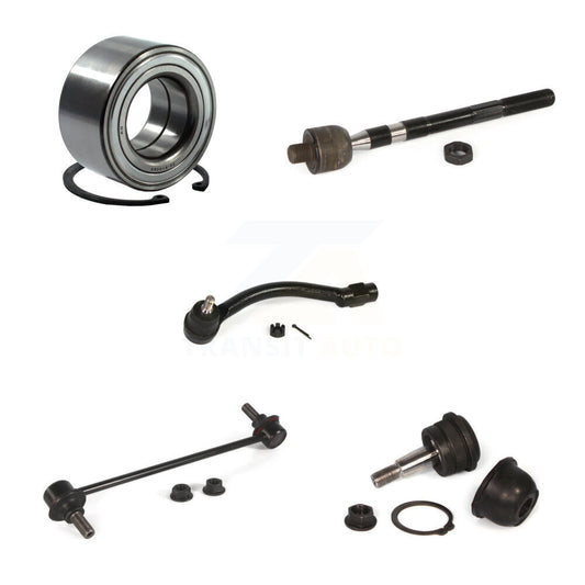 Bearing Lower Ball Joint Tie Rod & Link Front Left Kit (5Pc) For Hyundai Elantra