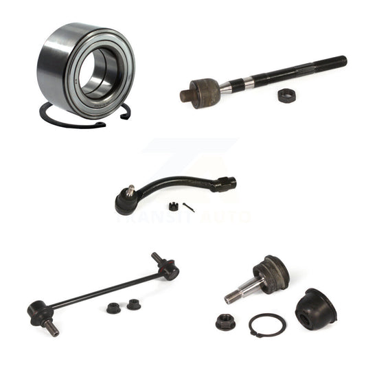 Bearing Lower Ball Joint Tie Rod & Link Front Left Kit (5Pc) For Hyundai Elantra