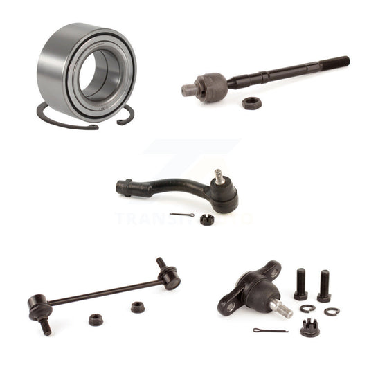 Bearing Lower Ball Joint Tie Rod & Link Front Left Kit (5Pc) For Hyundai Tucson