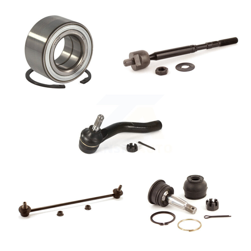 Bearing Lower Ball Joint Tie Rod & Link Front Left Kit (5Pc) For Toyota Yaris C