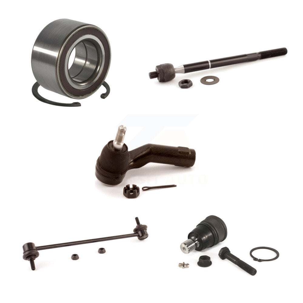 Bearing Lower Ball Joint Tie Rod End Link Front Left Kit (5Pc) For Mazda 3 Sport