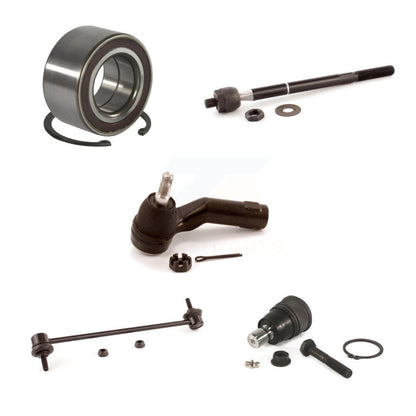 Bearing Lower Ball Joint Tie Rod End Link Front Left Kit (5Pc) For Mazda 3 Sport