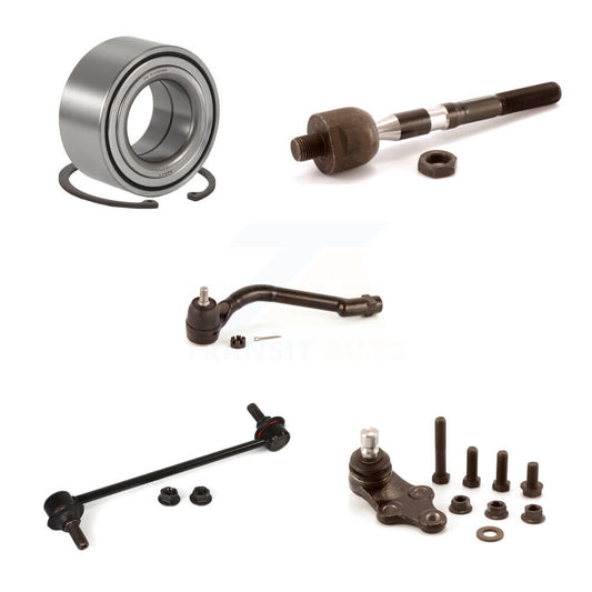 Bearing Lower Ball Joint Tie Rod & Link Front Left Kit (5Pc) For Hyundai Sonata