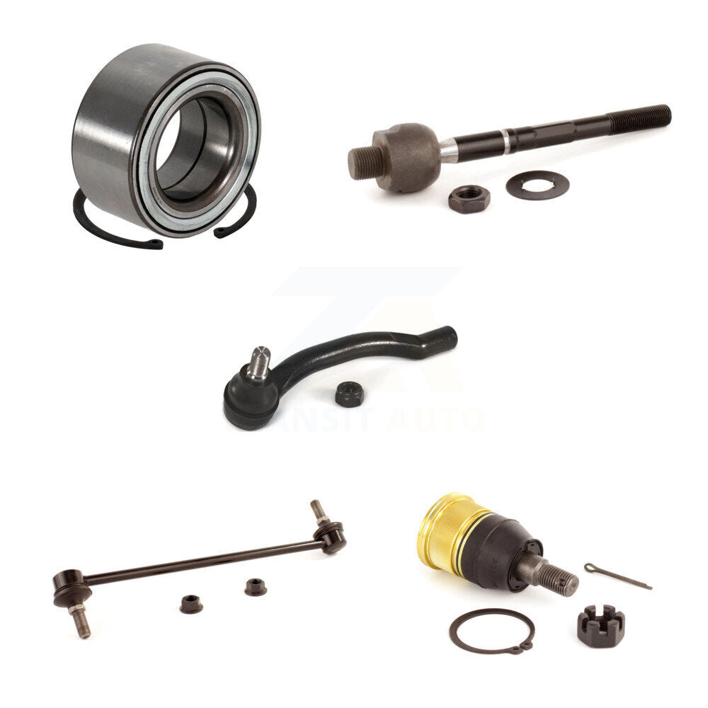 Bearing Lower Ball Joint Tie Rod Link Front Left Kit (5Pc) For Honda Pilot Acura