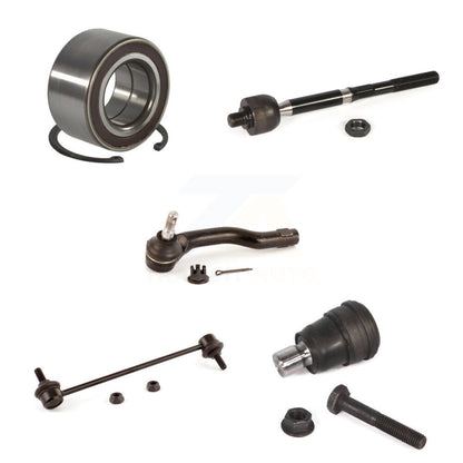Bearing Lower Ball Joint Tie Rod Link Front Left Kit (5Pc) For 2011-2014 Mazda 2