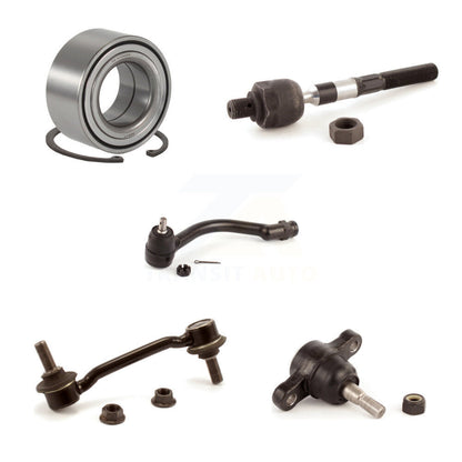 Bearing Lower Ball Joint Tie Rod & Link Front Left Kit (5Pc) For Hyundai Sonata