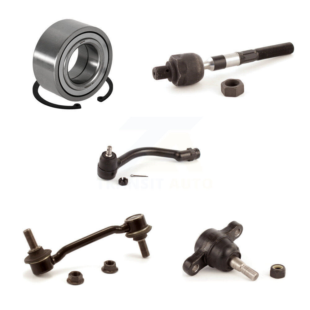 Bearing Lower Ball Joint Tie Rod End Link Front Left Kit (5Pc) For Hyundai Azera