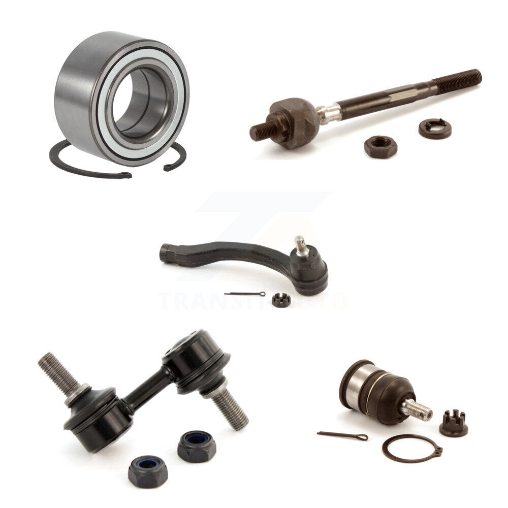 Bearing Lower Ball Joint Tie Rod Link Front Left Kit (5Pc) For 97-01 Honda CR-V