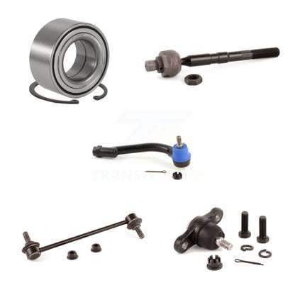 Wheel Bearing Lower Ball Joint Tie Rod Link Front Right Kit (5Pc) For Kia Rondo