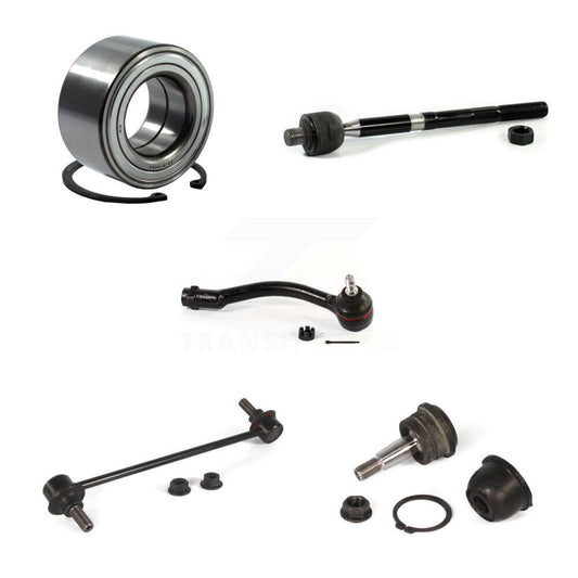 Bearing Lower Ball Joint Tie Rod Link Front Right Kit (5Pc) For Kia Forte Forte5