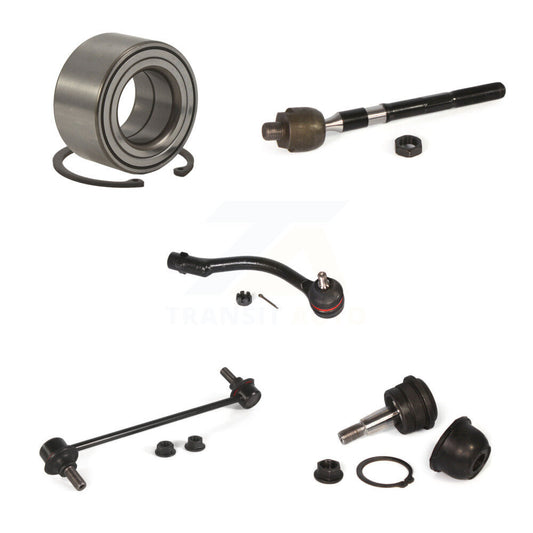 Bearing Lower Ball Joint Tie Rod & Link Front Right Kit (5Pc) For Hyundai Accent