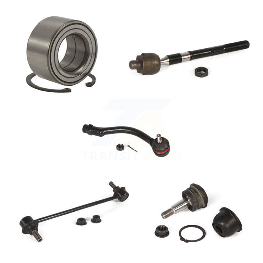 Bearing Lower Ball Joint Tie Rod & Link Front Right Kit (5Pc) For Hyundai Accent
