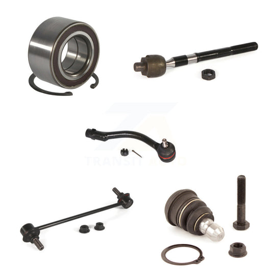 Bearing Lower Ball Joint Tie Rod Sway Bar Link Front Right Kit (5Pc) For Kia Rio