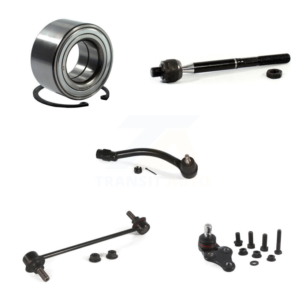 Bearing Lower Ball Joint Tie Rod End Link Front Right Kit (5Pc) For Kia Soul EV
