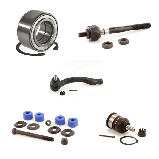 Bearing Lower Ball Joint Tie Rod End Link Front Right Kit (5Pc) For Honda Civic