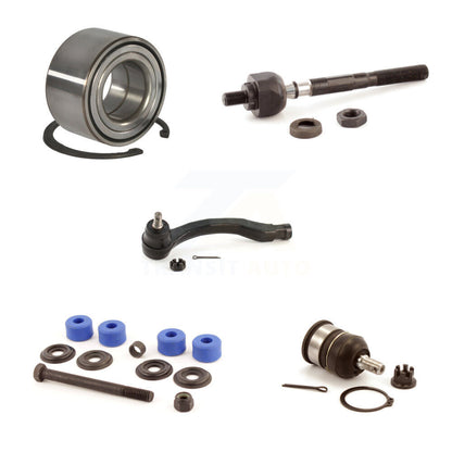 Bearing Lower Ball Joint Tie Rod End Link Front Right Kit (5Pc) For Honda Civic