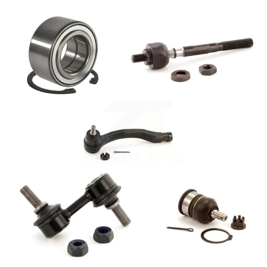Bearing Lower Ball Joint Tie Rod & Link Front Right Kit (5Pc) For Honda Civic Si