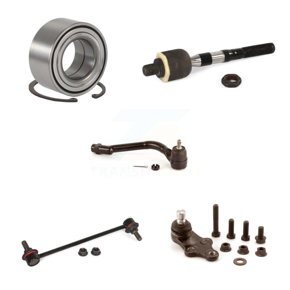 Bearing Lower Ball Joint Tie Rod & Link Front Right Kit (5Pc) For Hyundai Tucson