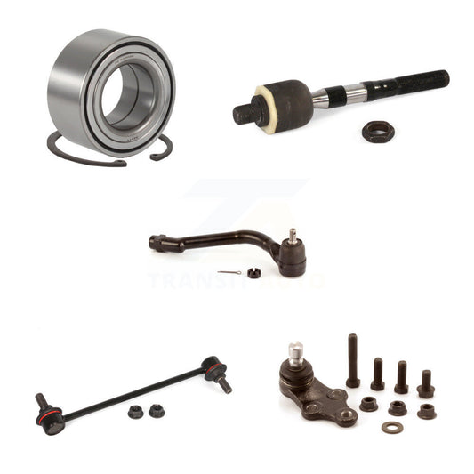Bearing Lower Ball Joint Tie Rod & Link Front Right Kit (5Pc) For Hyundai Tucson