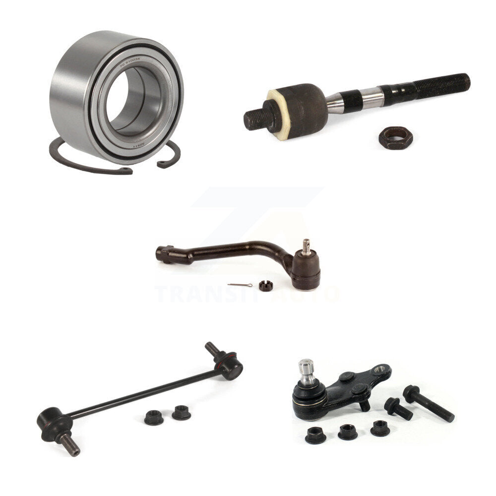 Bearing Lower Ball Joint Tie Rod End Link Front Right Kit (5Pc) For Kia Sportage