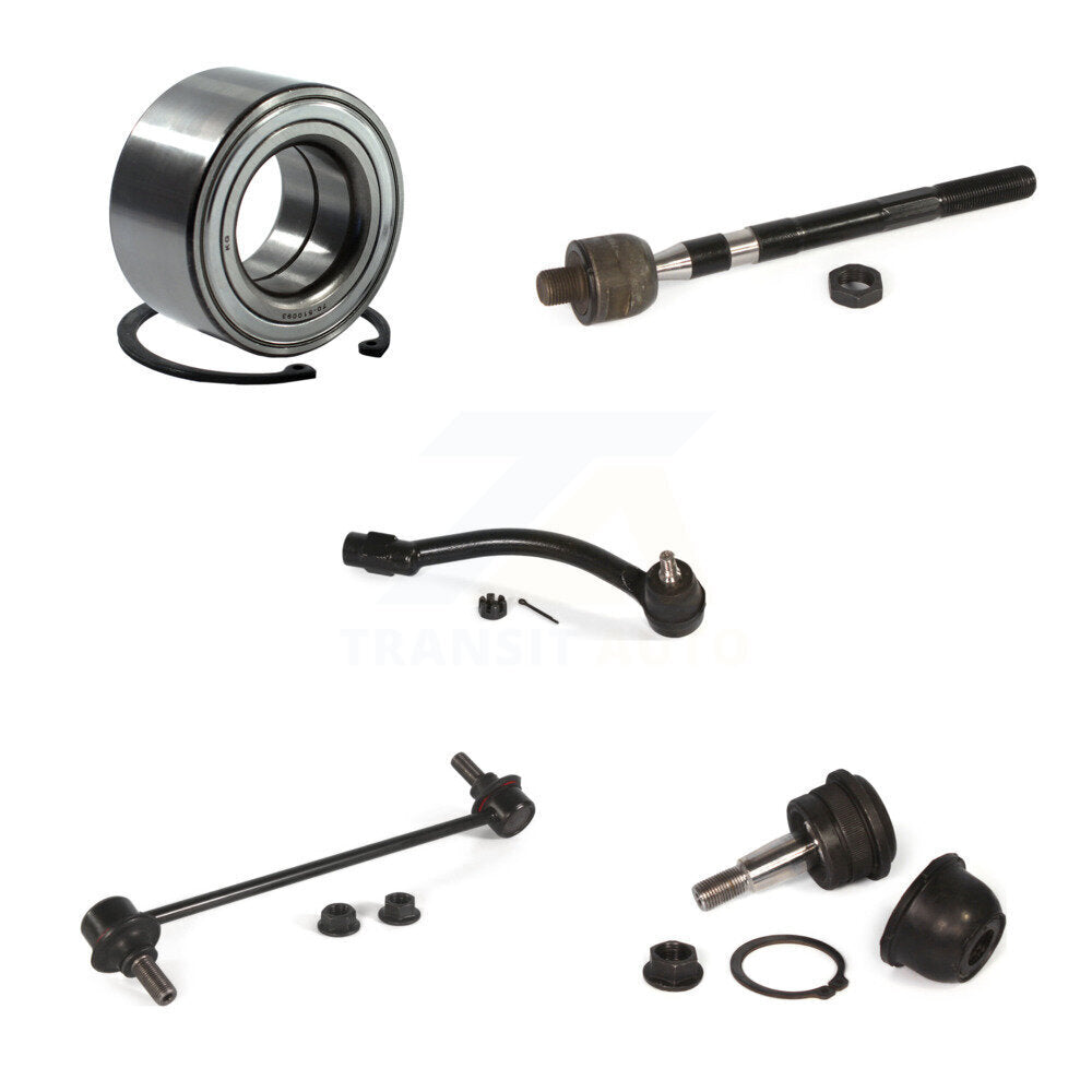 Bearing Lower Ball Joint Tie Rod Link Front Right Kit (5Pc) For Hyundai Elantra