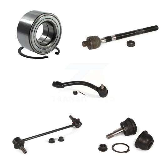 Bearing Lower Ball Joint Tie Rod Link Front Right Kit (5Pc) For Hyundai Elantra