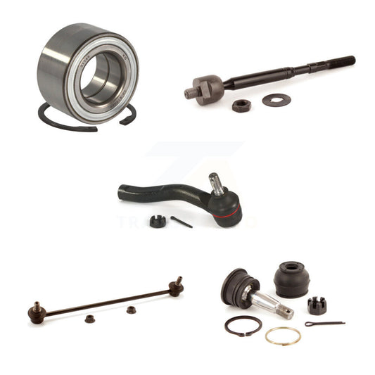 Bearing Lower Ball Joint Tie Rod & Link Front Right Kit (5Pc) For Toyota Yaris C