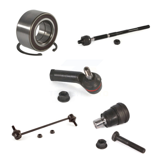Bearing Lower Ball Joint Tie Rod End Link Front Right Kit (5Pc) For Ford Fiesta