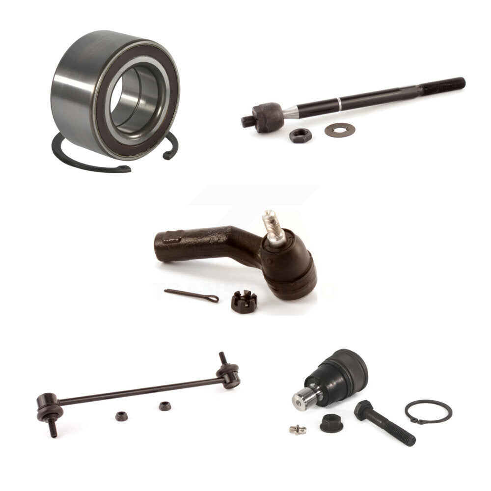 Bearing Lower Ball Joint Tie Rod & Link Front Right Kit (5Pc) For Mazda 3 Sport