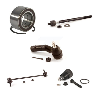 Bearing Lower Ball Joint Tie Rod & Link Front Right Kit (5Pc) For Mazda 3 Sport