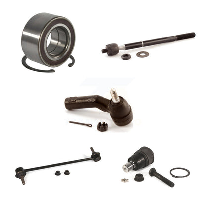Bearing Lower Ball Joint Tie Rod Sway Bar Link Front Right Kit (5Pc) For Mazda 3