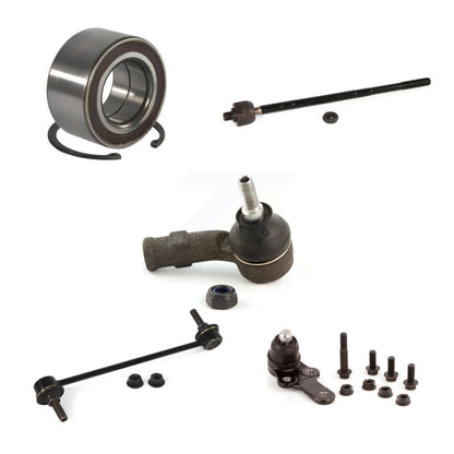Wheel Bearing Lower Ball Joint Tie Rod Link Front Right Kit (5Pc) For Ford Focus