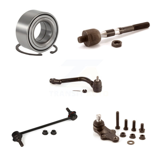Bearing Lower Ball Joint Tie Rod & Link Front Right Kit (5Pc) For Hyundai Sonata
