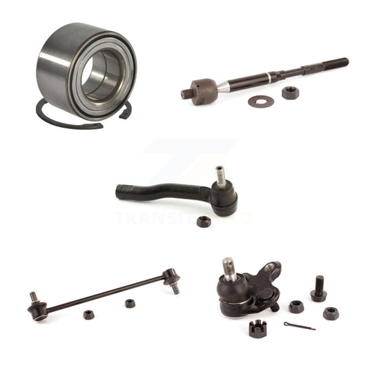 Bearing Lower Ball Joint Tie Rod & Link Front Right Kit (5Pc) For Toyota Corolla