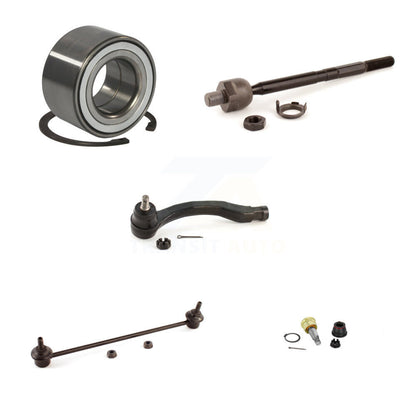 Wheel Bearing Lower Ball Joint Tie Rod Link Front Right Kit (5Pc) For Honda Fit