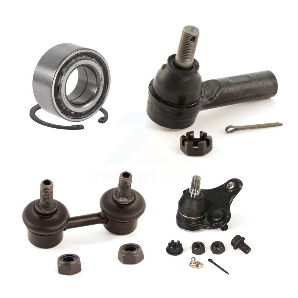 Bearing Lower Ball Joint Outer Tie Rod & Link Front Kit For Toyota RAV4 2 doors