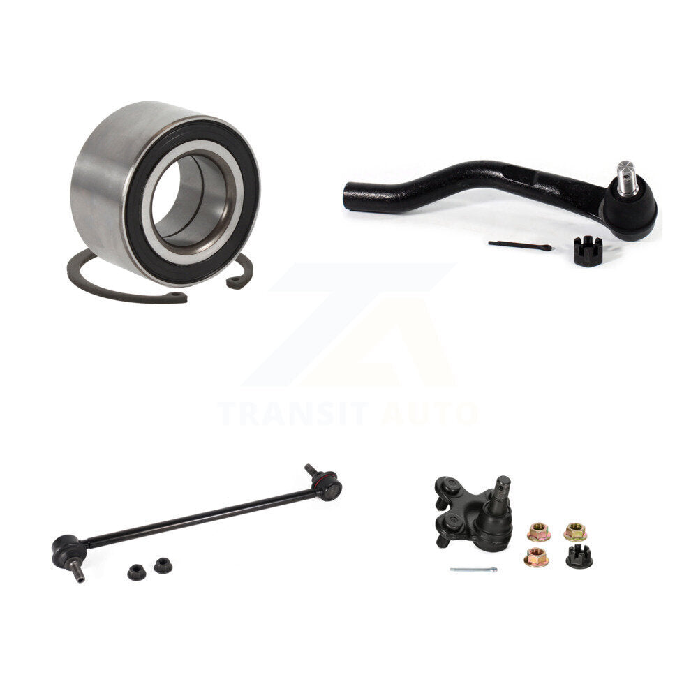 Bearing Lower Ball Joint Outer Tie Rod End Link Front Right Kit For Honda Civic