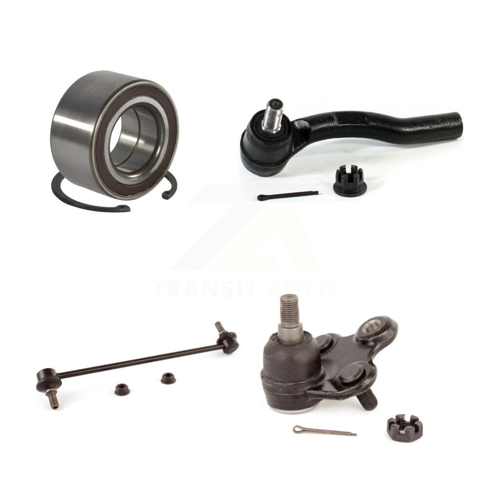 Bearing Lower Ball Joint Outer Tie Rod Link Front Right Kit For 12-16 Honda CR-V
