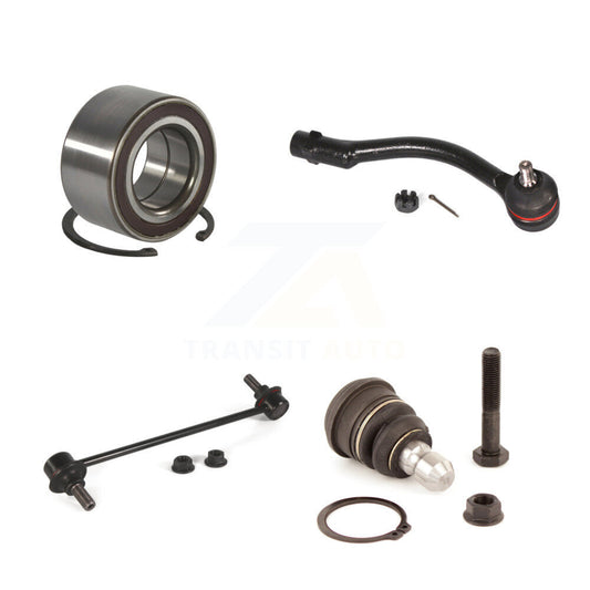 Bearing Lower Ball Joint Outer Tie Rod Sway Bar Link Front Right Kit For Kia Rio